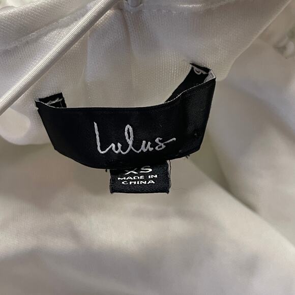 Lulus Force of Fashion White Backless Sequin Mini Dress White Size Womens XS - Picture 7 of 9